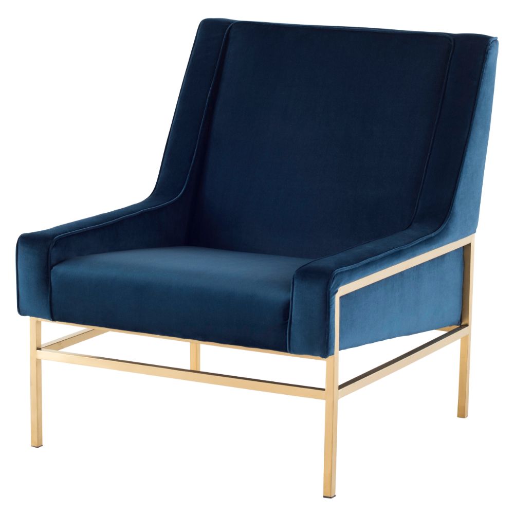 Nuevo HGTB558 THEODORE OCCASIONAL CHAIR in PEACOCK